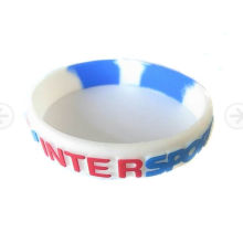 Pulseira personalizada de silicone logotipo personalizado para presentes